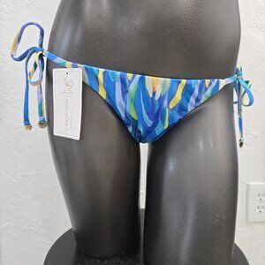 BOTTOM ONLY - Brazilian Bikini - Starry Night Blues